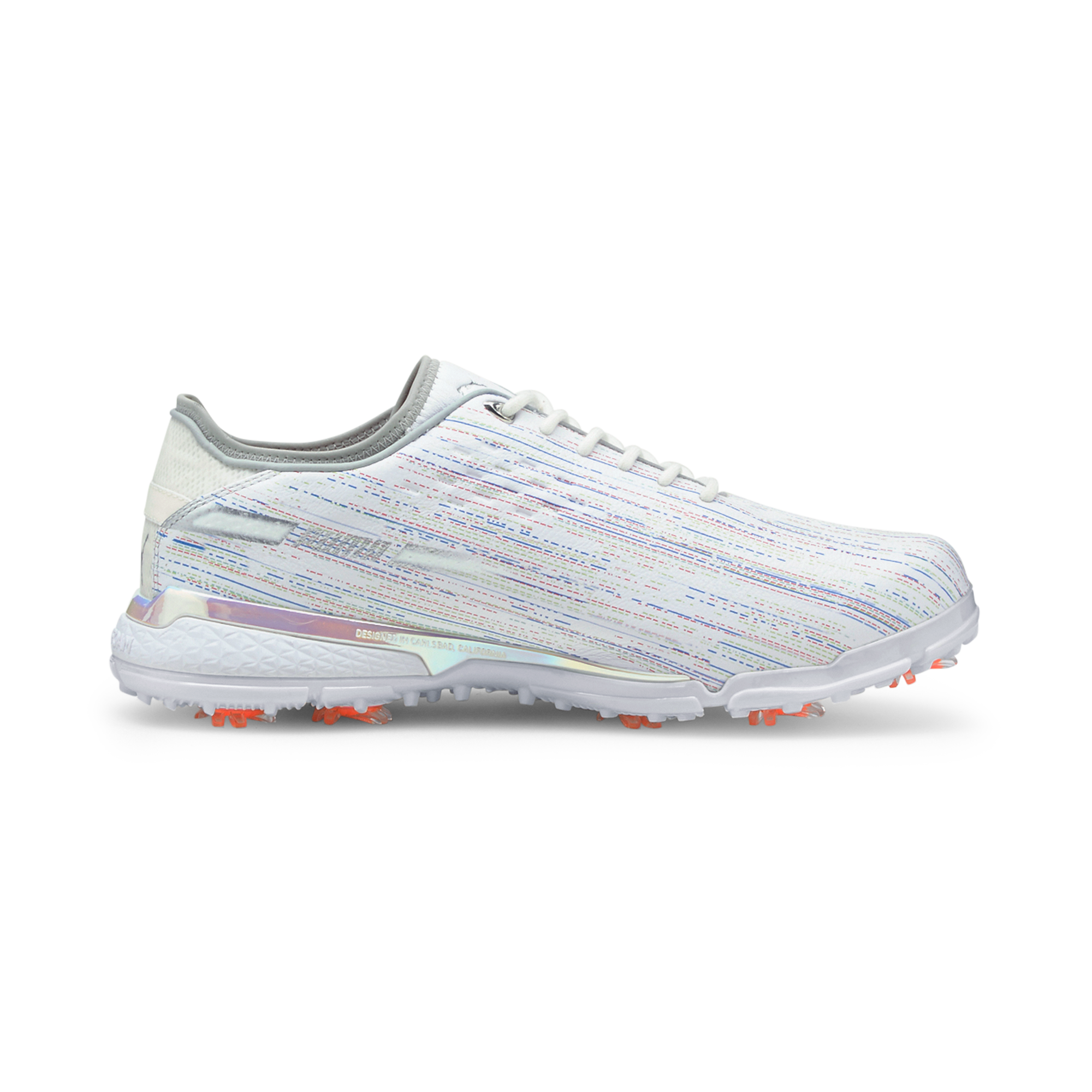 シューズ PUMA - PUMA  PROADAPT DELTA SPECTRA Men's PROADAPT Delta Spectra Spiked Golf Shoe - White/Silver